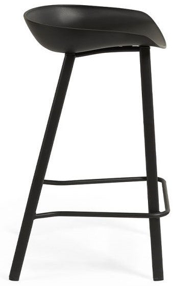 Julian Bowen Renzo Black Bar Stool