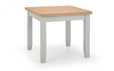 Julian Bowen Richmond Grey Oak Flip-Top Square Dining Table