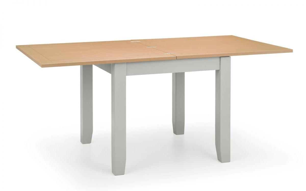 Julian Bowen Richmond Grey Oak Flip-Top Square Dining Table