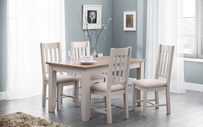 Julian Bowen Richmond Grey Wooden Dining Chairs