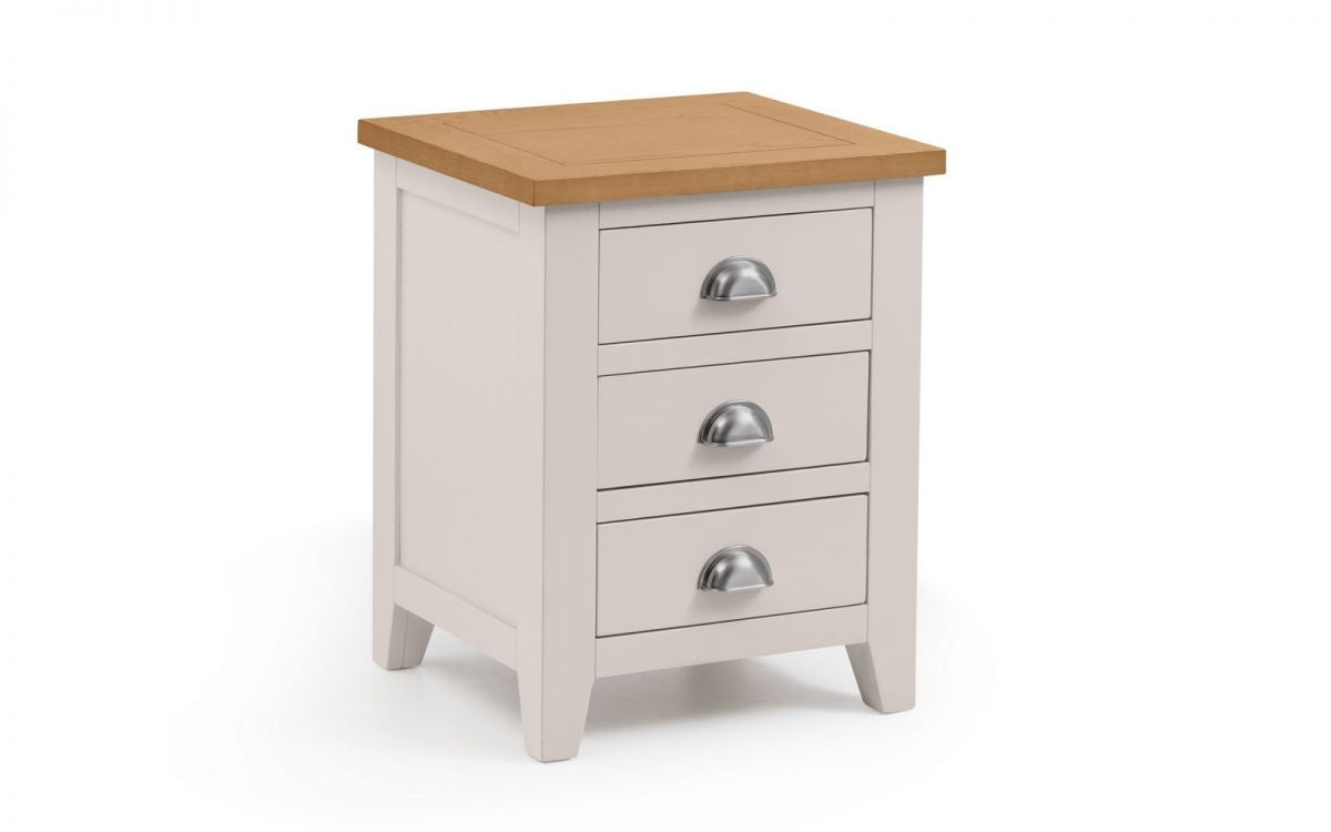 Julian Bowen Richmond Two Tone 3 Drawer Bedside