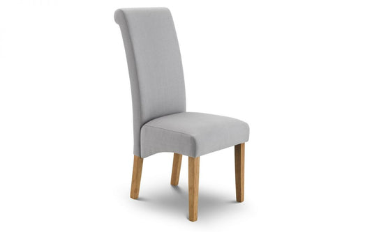 Julian Bowen Rio Scrollback Fabric Dining Chair