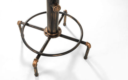 Julian Bowen Rockport Walnut Pipework Bar Table
