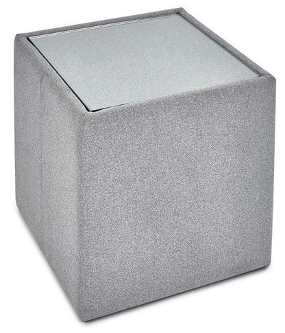 Julian Bowen Rohe Grey Fabric Lamp Table