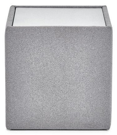 Julian Bowen Rohe Grey Fabric Lamp Table