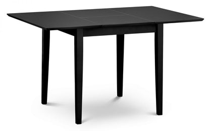 Julian Bowen Rufford Black Wooden Ext. Dining Table