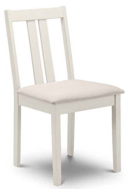 Julian Bowen Rufford Ivory Wooden Dining Chair