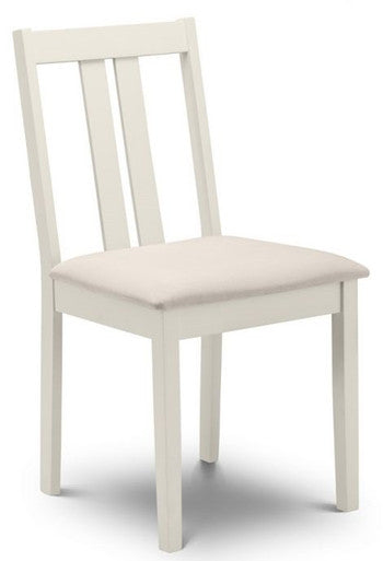 Julian Bowen Rufford Ivory Wooden Dining Chair