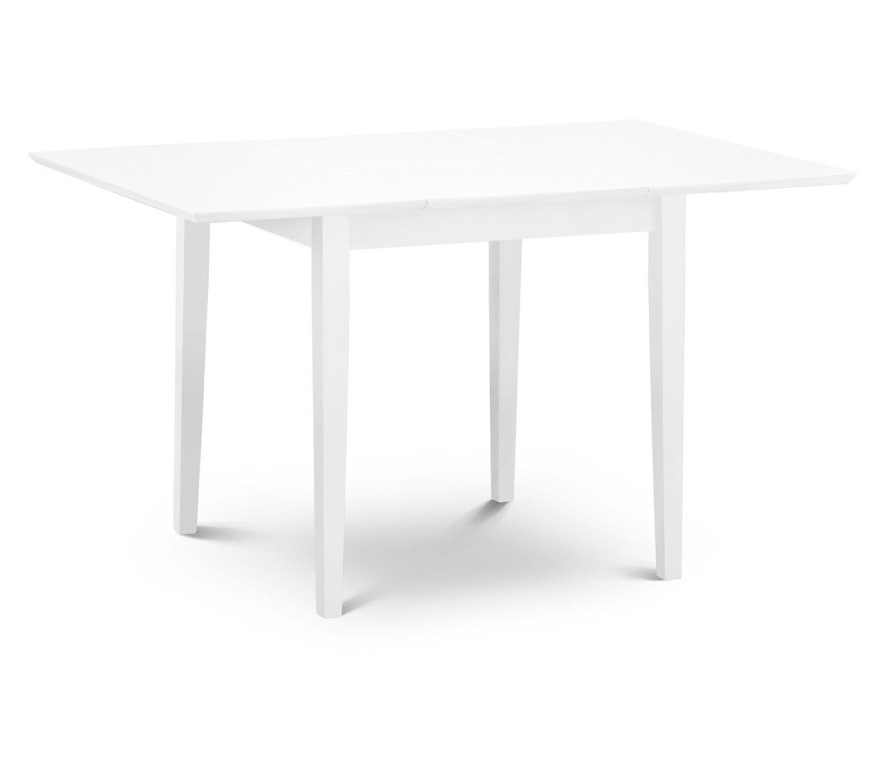 Julian Bowen Rufford White Wooden Ext. Dining Table