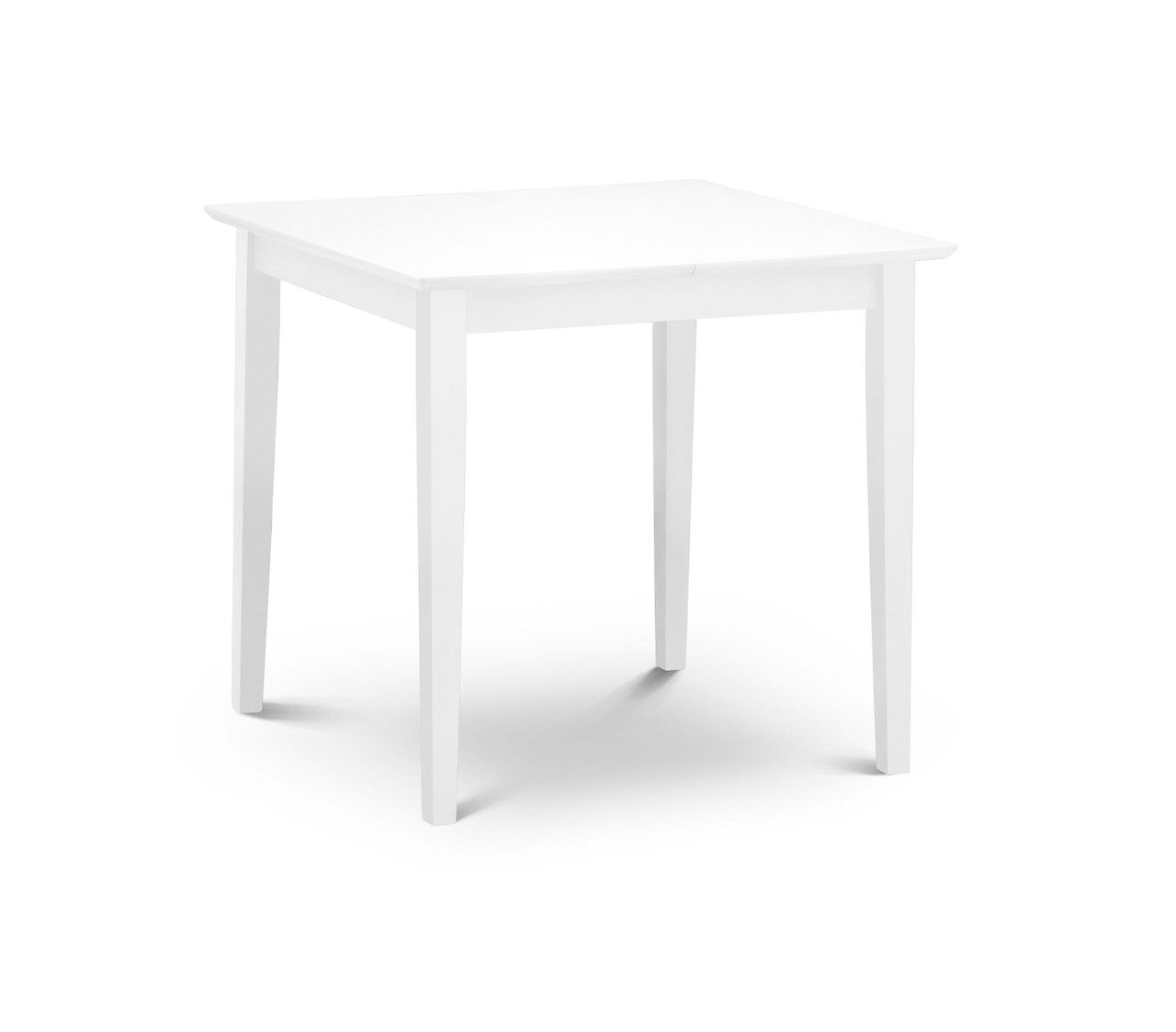 Julian Bowen Rufford White Wooden Ext. Dining Table