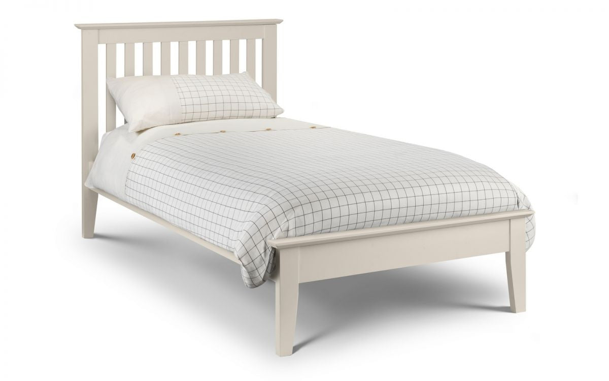 Julian Bowen Salerno 3ft Single Shaker Ivory Bed