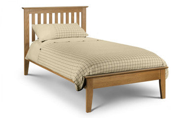 Julian Bowen Salerno 3ft Single Shaker Oak Bed