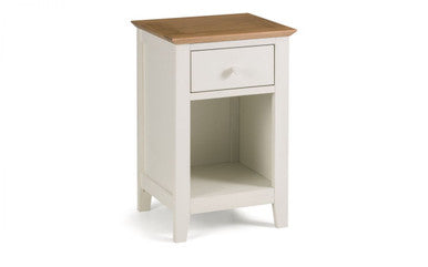 Julian Bowen Salerno Two Tone 1 Drawer Bedside