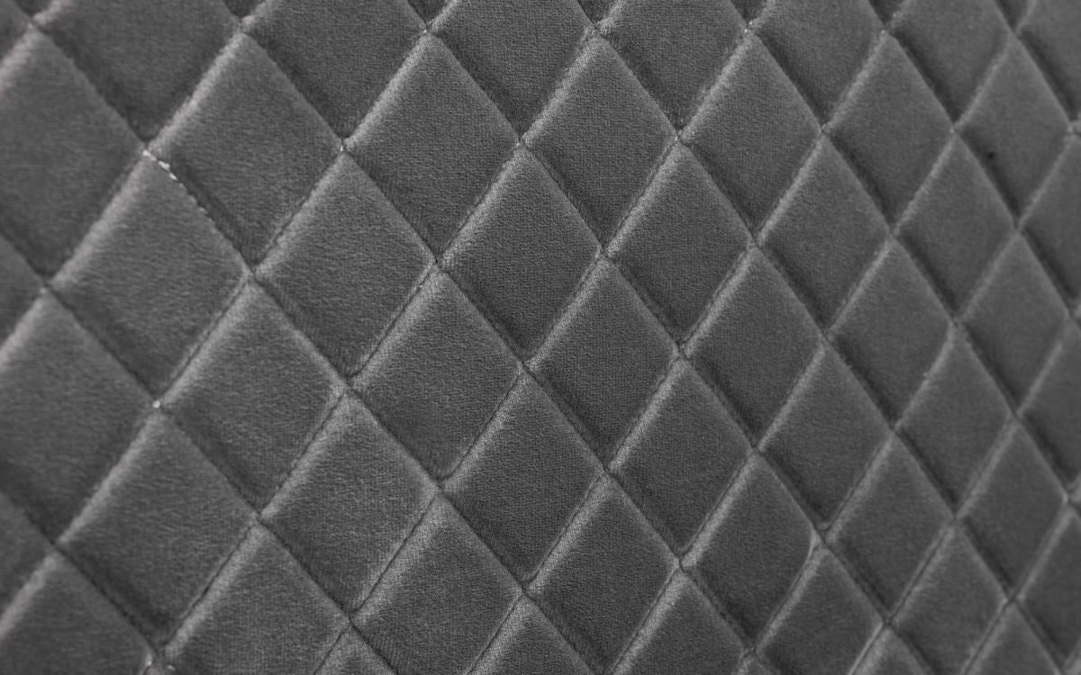 Julian Bowen Sanderson 4ft6 Double Diamond Quilted Velvet Bed