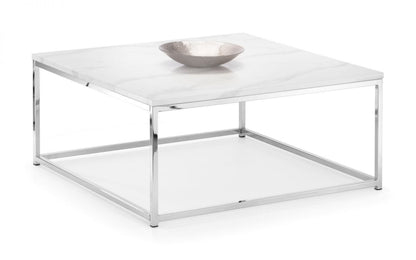 Julian Bowen Scala White Marble Top Coffee Table