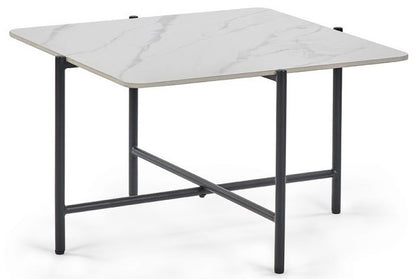 Julian Bowen Siena White Square Marble Coffee Table