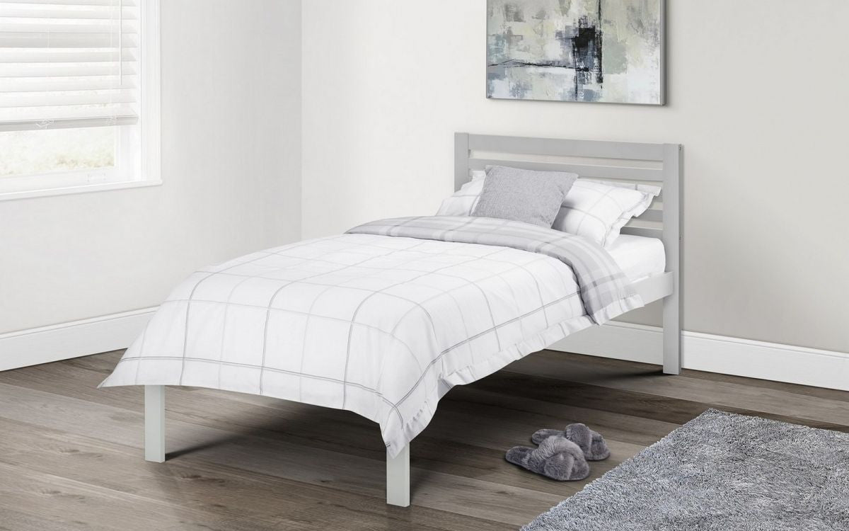 Julian Bowen Slocum 2ft6 Small Single Light Grey Bed