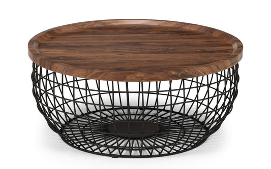 Julian Bowen Smithson Walnut Storage Coffee Table