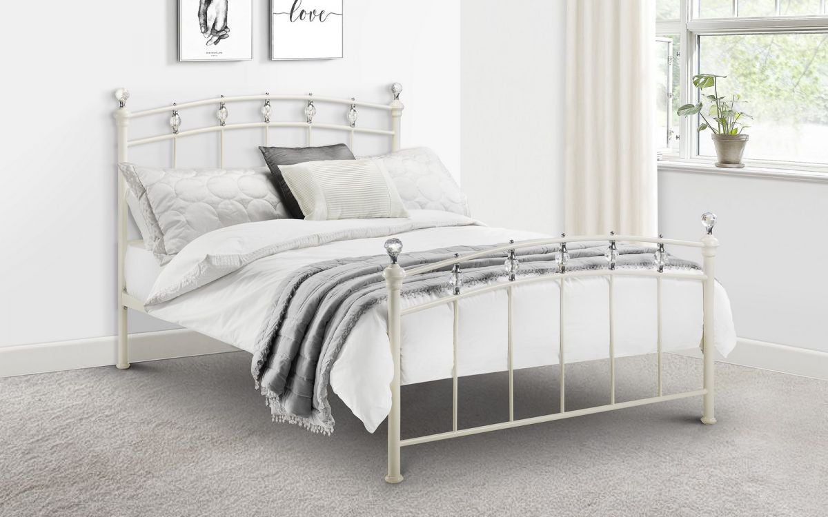 Julian Bowen Sophie 4ft6 Double White Bed