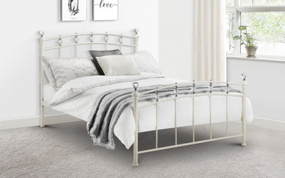 Julian Bowen Sophie 4ft6 Double White Bed