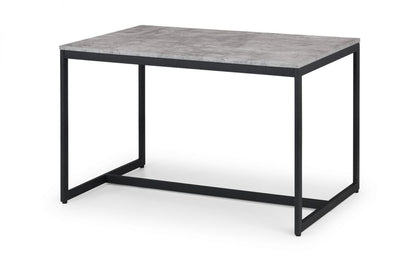 Staten 120cm Concrete Effect Rectangular Dining Table
