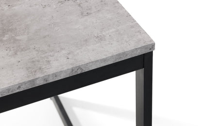 Staten 120cm Concrete Effect Rectangular Dining Table