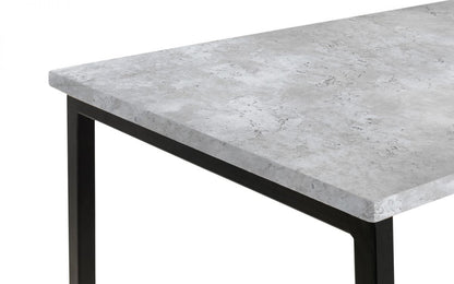 grey concrete effect desk