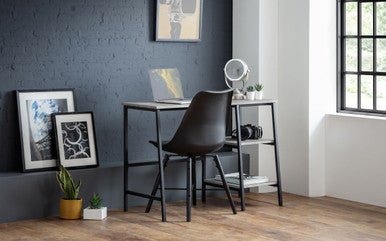 Julian Bowen Staten Grey Concrete Effect Desk