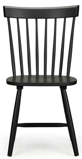 2 x Julian Bowen Torino Black Lacquer Kd Dining Chairs
