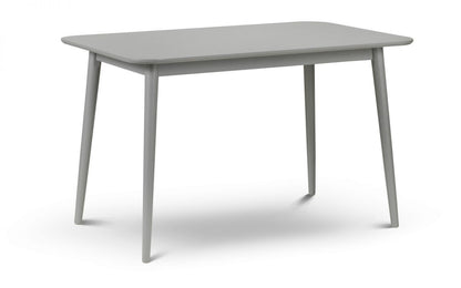Julian Bowen Torino Grey Lacquered Wooden Rect. Dining Table