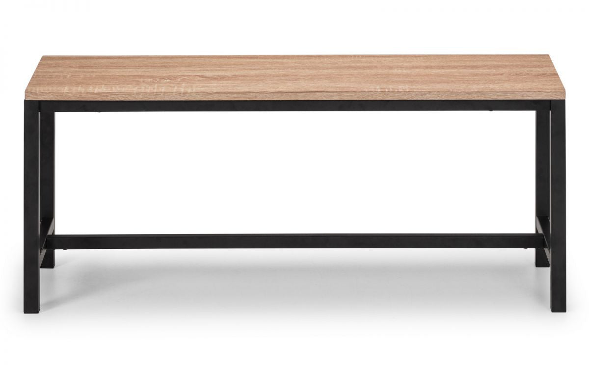 Julian Bowen Tribeca Sonoma Oak Bench