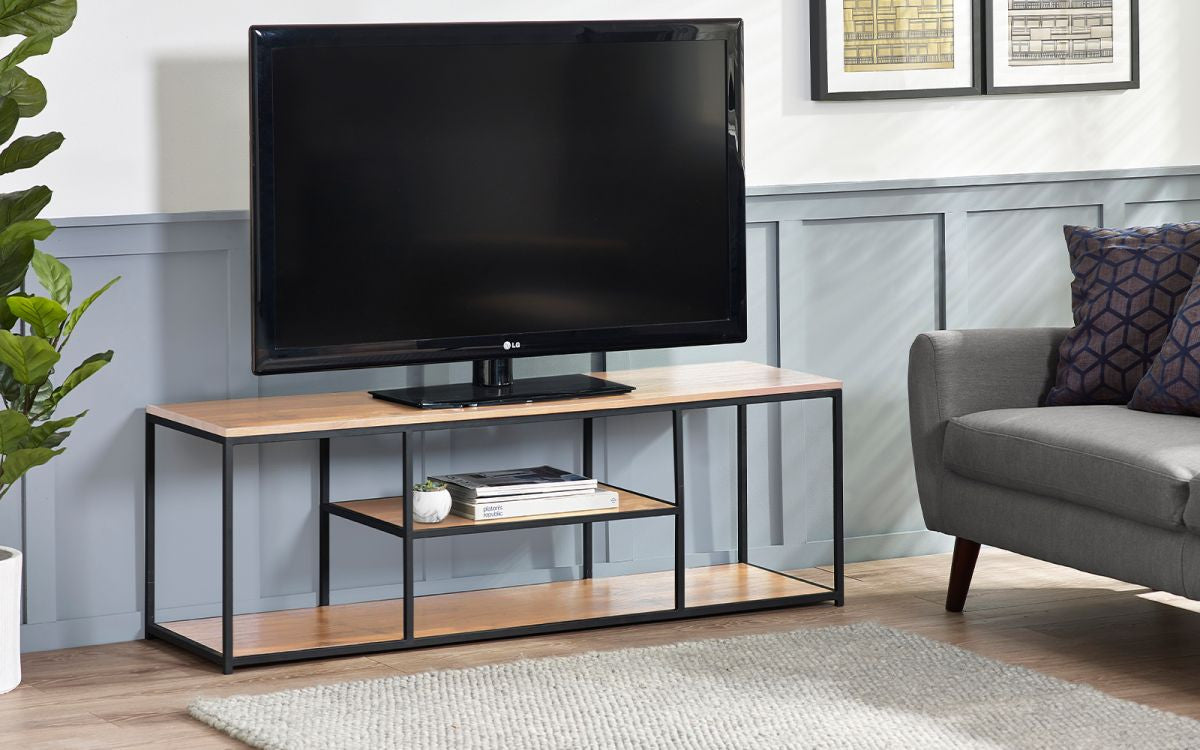 Julian Bowen Tribeca Sonoma Oak Tv Unit