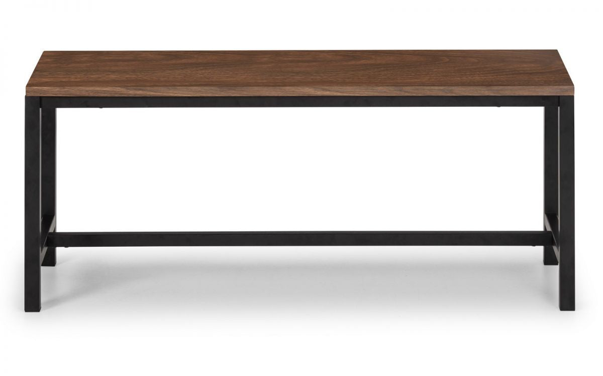 Julian Bowen Tribeca Walnut Bench