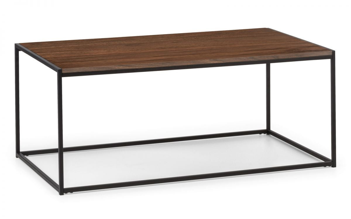 Julian Bowen Tribecca Walnut Coffee Table