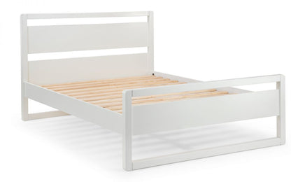 Julian Bowen Venice 4ft6 Double Surf White Wooden Bed