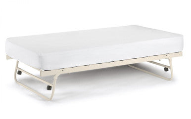 Julian Bowen Versaille Stone White Steel Underbed Trundle