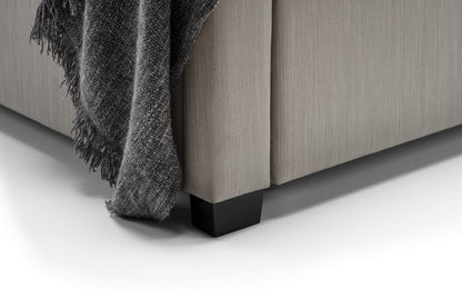 Julian Bowen Wilton 4ft6 Double Grey Fabric 4 Drawer Bed