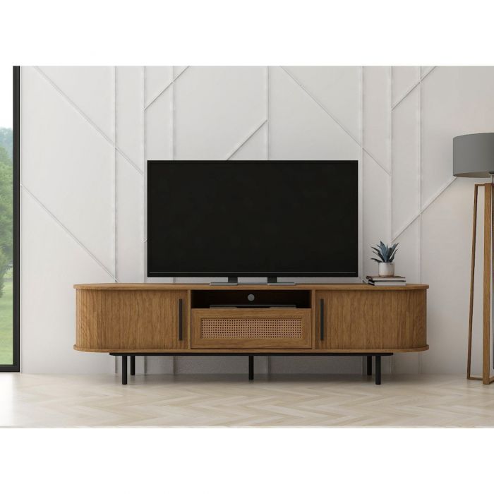 Kidsaw TV cabinet Light Oak 180cm with storage online UK