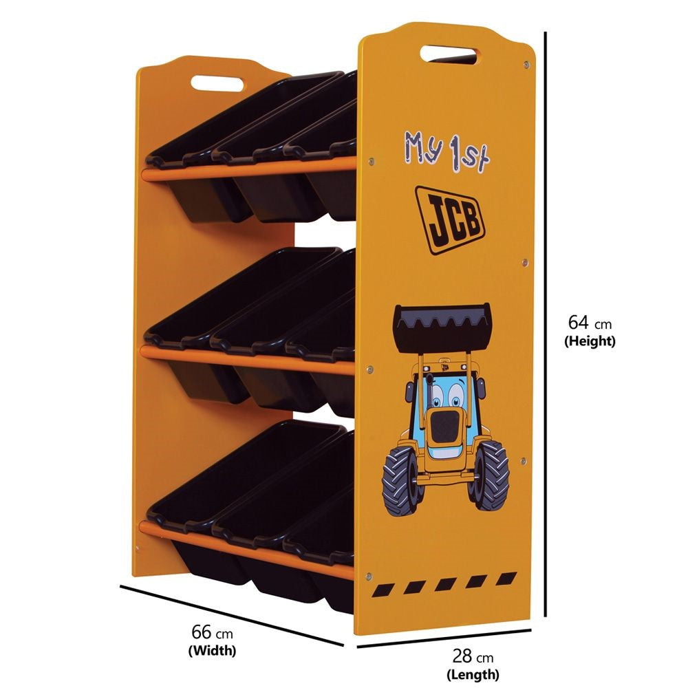 Kidsaw JCB 9 Bin Storage