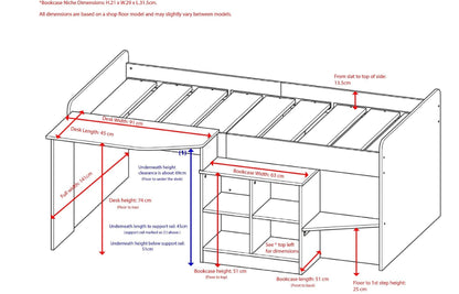 Kidsaw Pilot Cabin Bed Grey