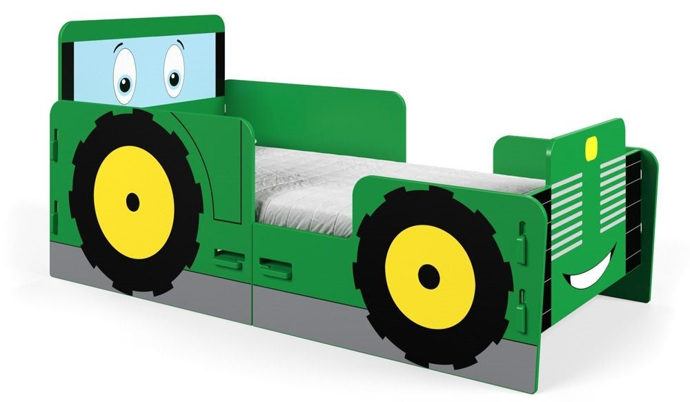 Green Tractor Junior Bed Frame