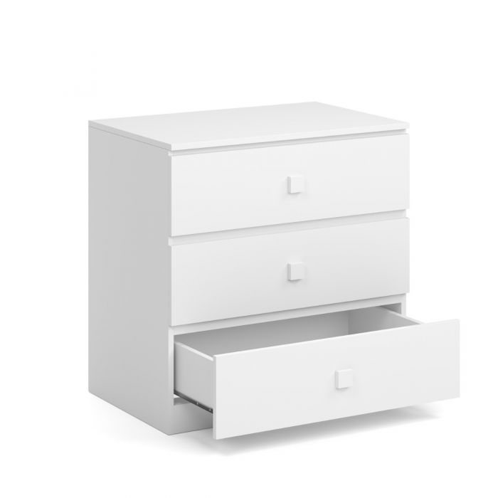 Kidsaw White Kids 3 Drawers Chest
