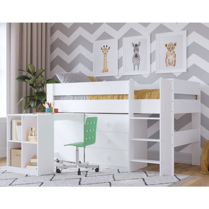 Kidsaw White Kids 3 Drawers Chest