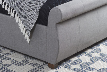 Birlea Lancaster 5ft Kingsize Grey Fabric Bed Frame
