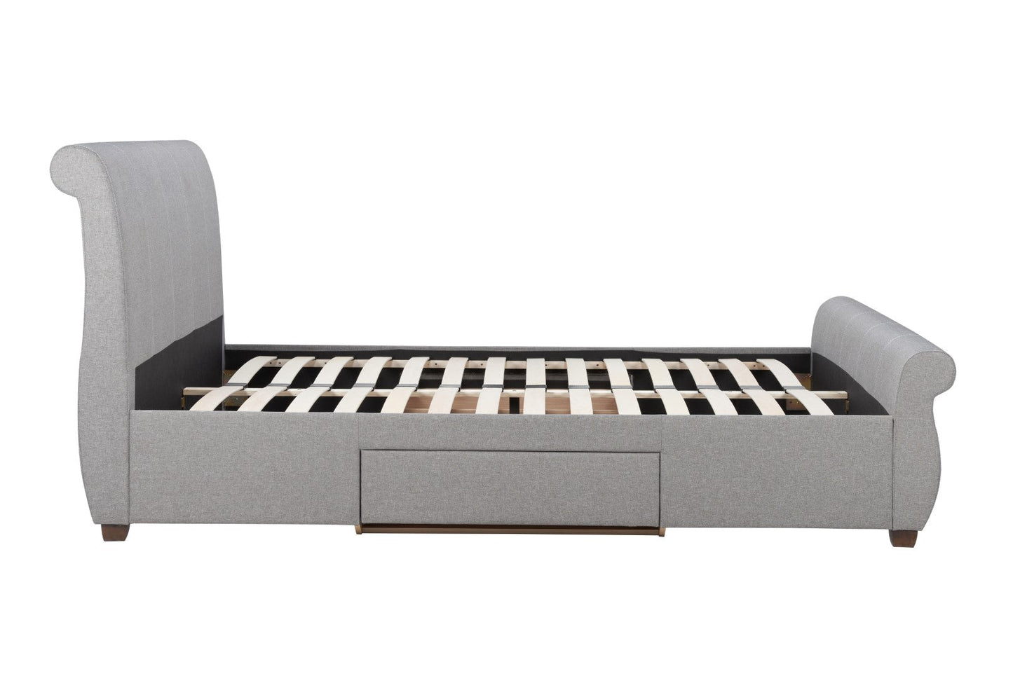 Birlea Lancaster 5ft Kingsize Grey Fabric Bed Frame