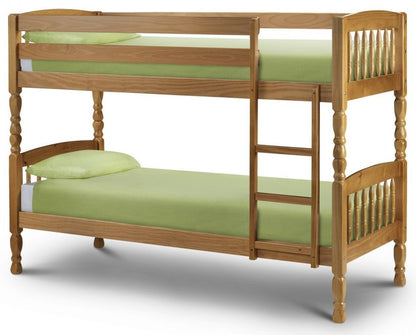 Julian Bowen Lincoln 3ft Single Pine Bunk Bed