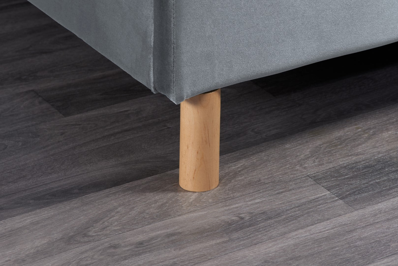 Birlea Loxley 5ft Kingsize Grey Fabric Bed Frame