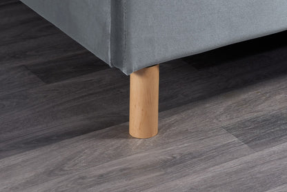 Birlea Loxley 5ft Kingsize Grey Fabric Bed Frame