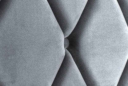 Birlea Loxley 5ft Kingsize Grey Fabric Bed Frame