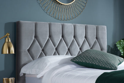 Birlea Loxley 5ft Kingsize Grey Fabric Bed Frame